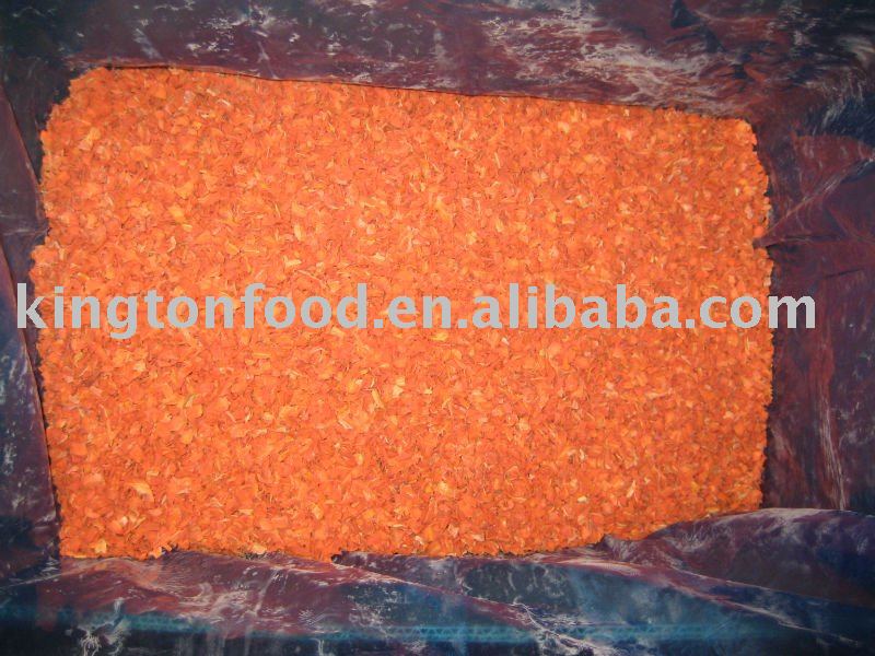 2010 good price dried carrot cube,China kington price supplier - 21food