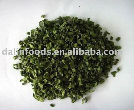 Dehydrated green chive roll