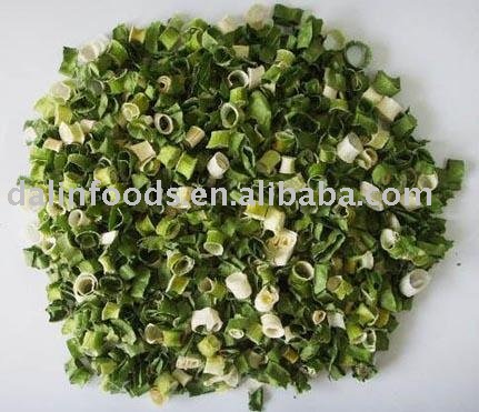 Dehydrated chive rolls