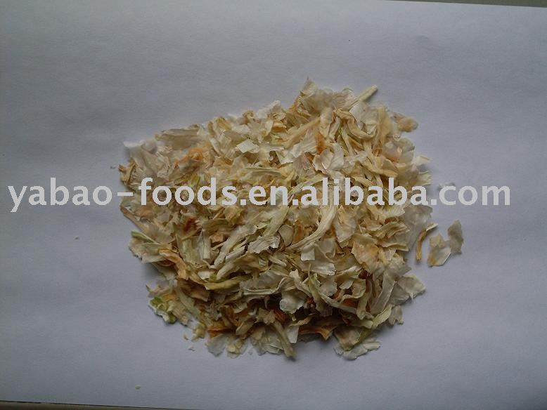 dehydrated white onion slice