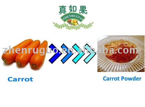 Instant carrot powder