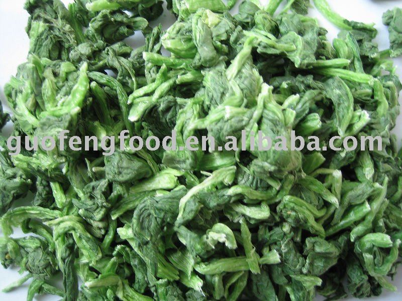 Freeze Dried  spinach  ( FD   spinach  )
