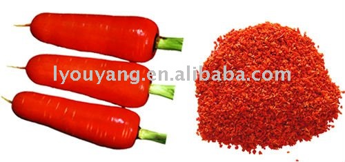 hot air dried carrot granules