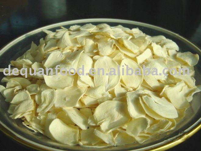 high white dehydrated garlic flakes