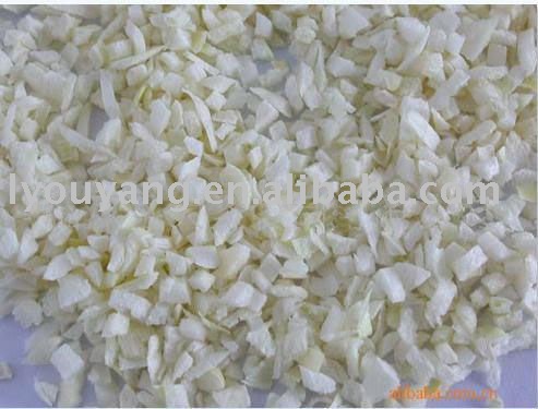 freezing  dry ing  onion   granules 