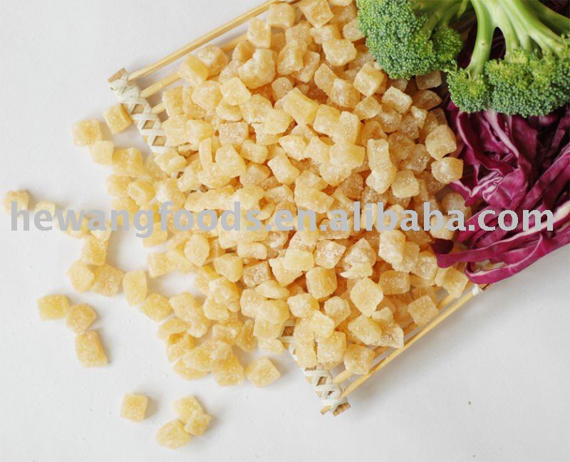 Crystallized ginger candy