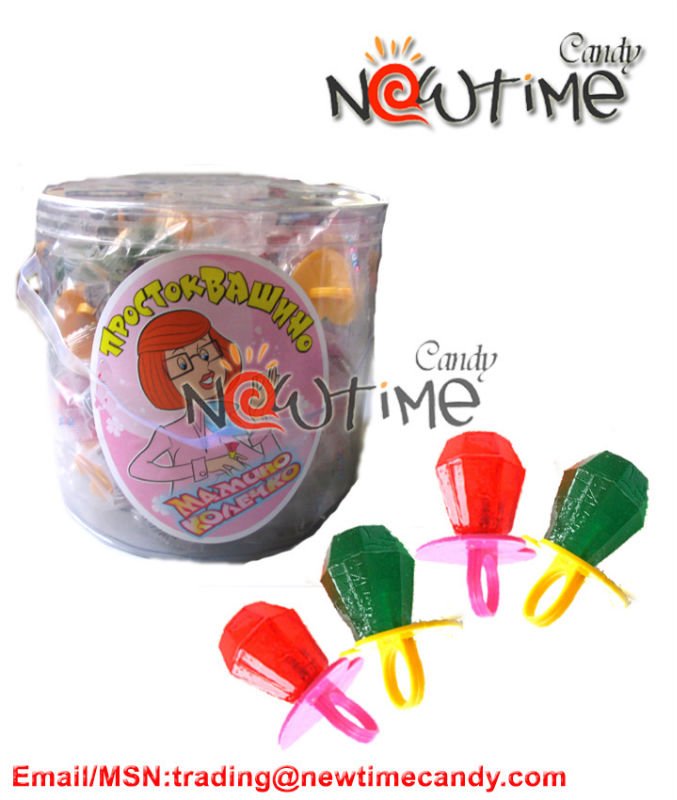 Diamond  ring   pop  hard  candy 