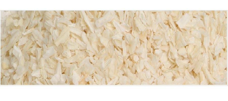DEHYDRATED WHITE ONION CHOPS