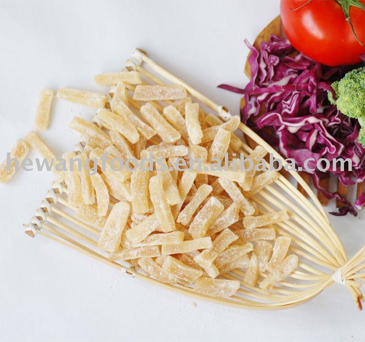 Crystallized ginger sticks