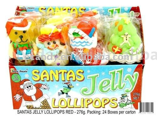 hand-crafted Jelly pop,soft lollipop,christmas candy