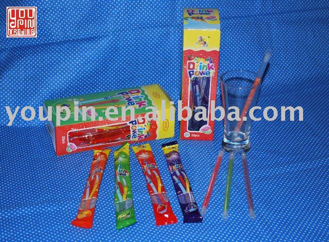 Drink Power Fruit Flavoring Straws Candy
