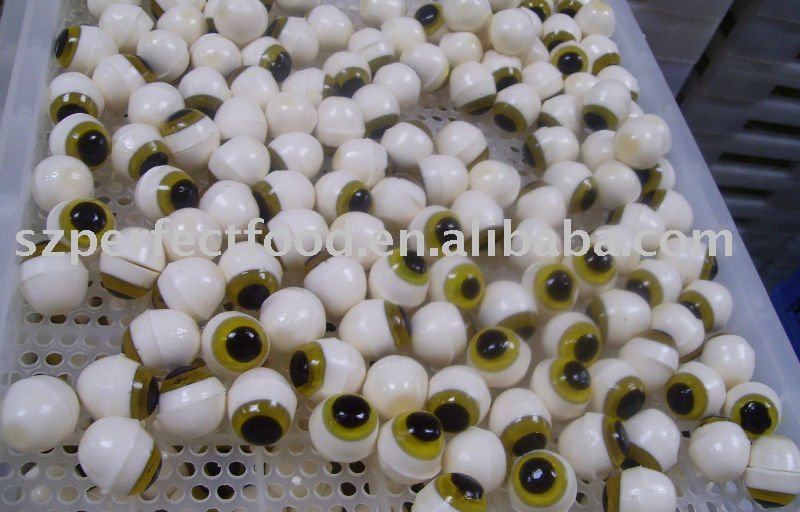Gummy  eyeball   shape