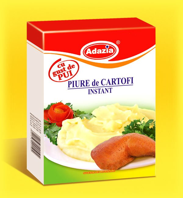 Instant potatoes puree - chicken taste