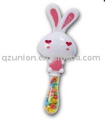 Flashing and Sounding Lovely Rabbit with candy