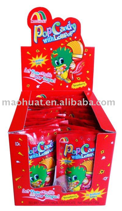 popping candy with Whistle Lollipop