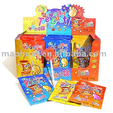 Popping candy with Lollipop