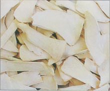  dehydrated  horse  radish   slices 