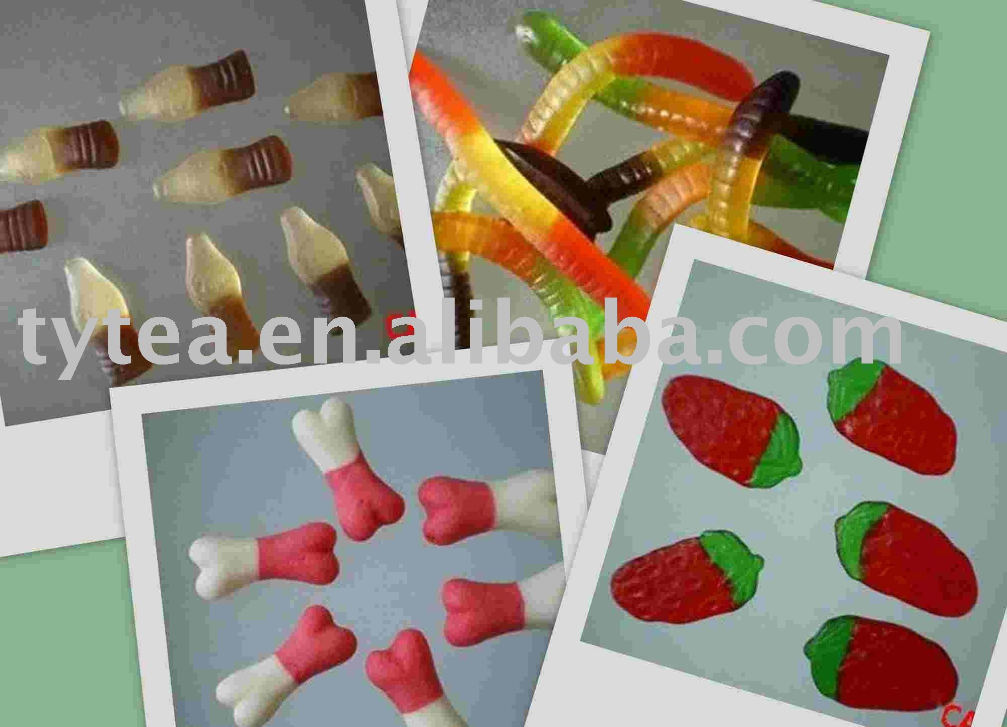 bulk gummy candy(bone,stawberry,worm,cola bottle,bear,grape,tooth))