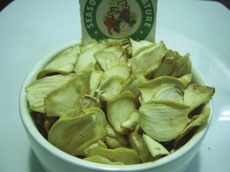 dried garlic slice