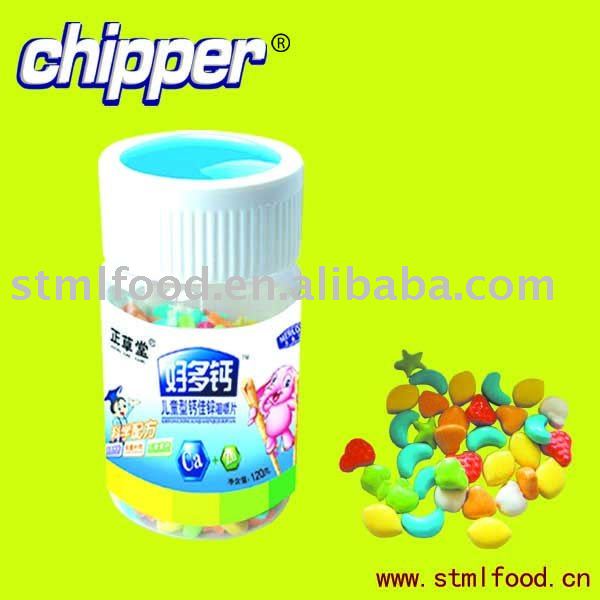 Ml-150  Calcium preferred zinc chewable tablet  with fruit flavour