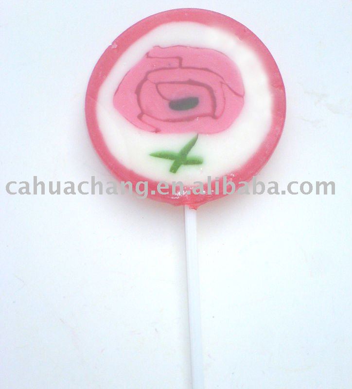 flowers lollipop