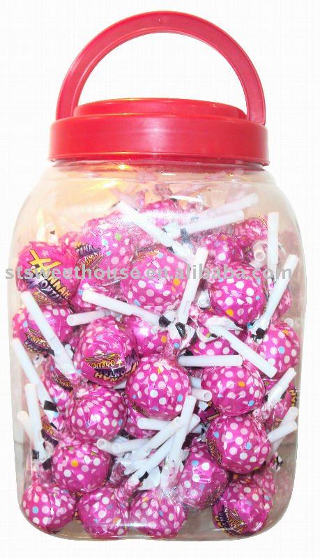 fruit lollipop gum