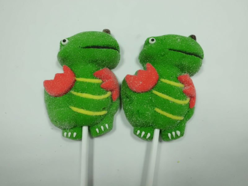 Animal Dinosaur Lollipop Marshmallow  Candy