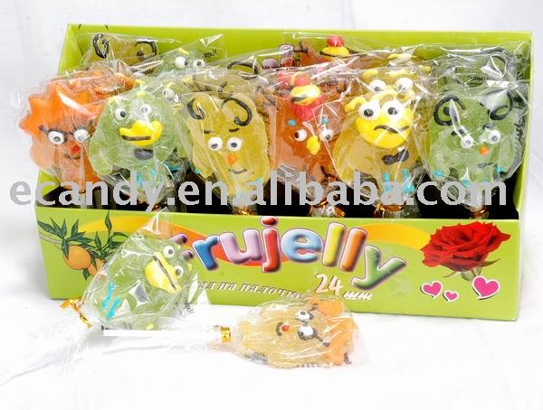 Cartoon jelly pop, Jelly pop, Jelly lollipop