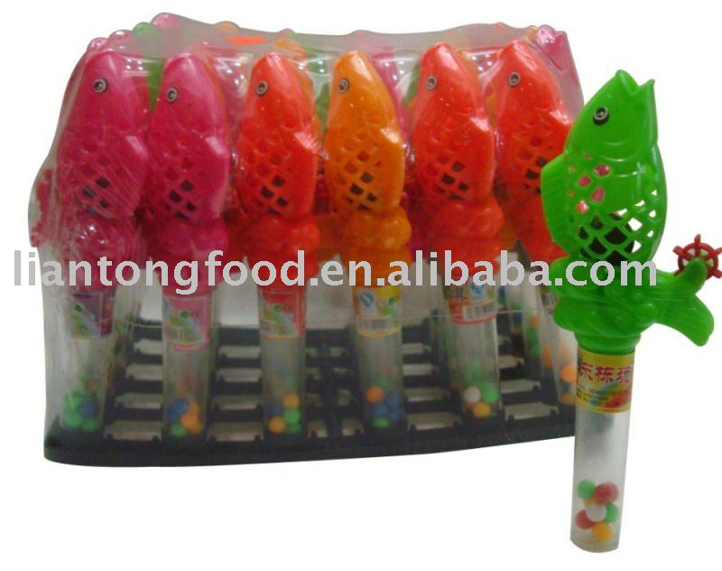 happy  fish   toy  candy with whistle