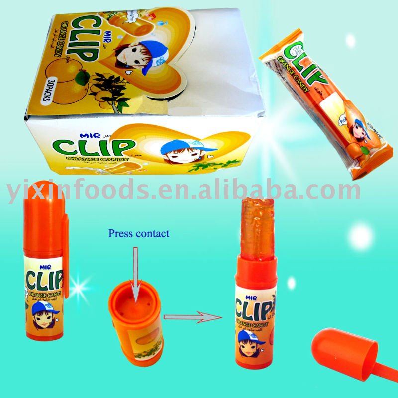 Newfangled  Lipstick  toy Orange Flavor Sweet