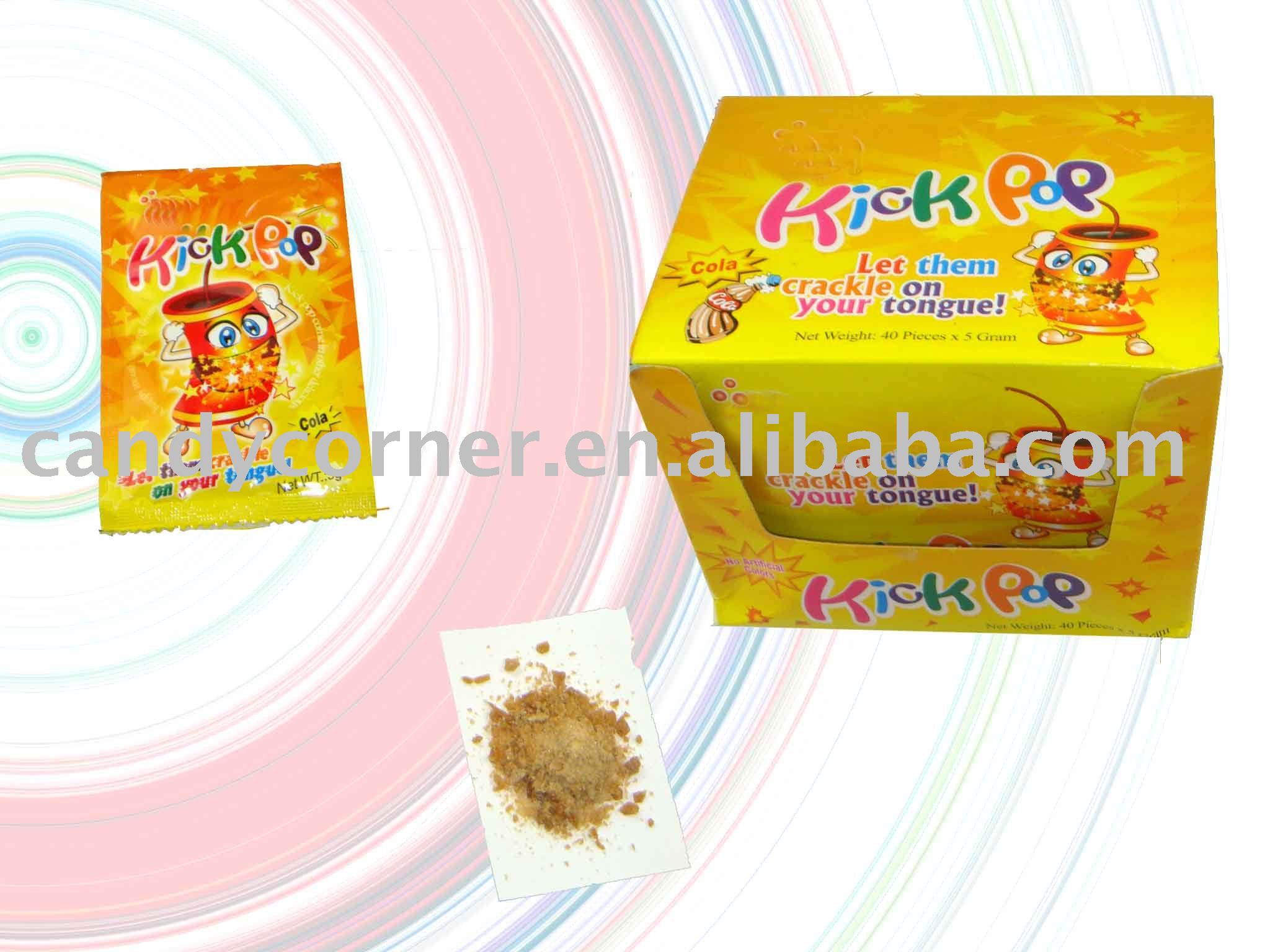 (cola)   Popping candy