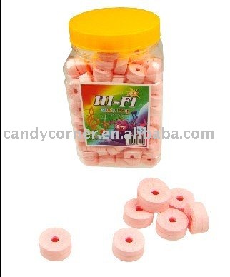 Whistle sour strawberry hard candy
