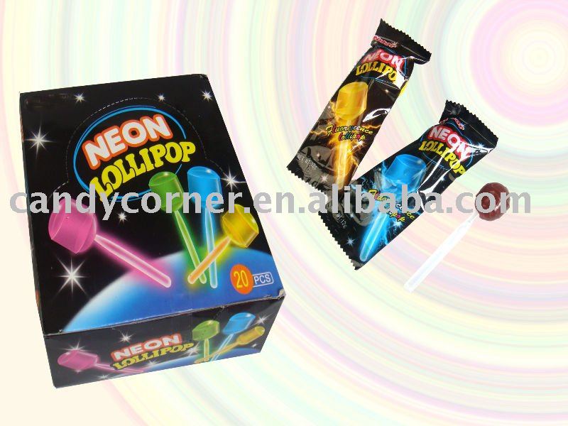 neon lighting lollipop