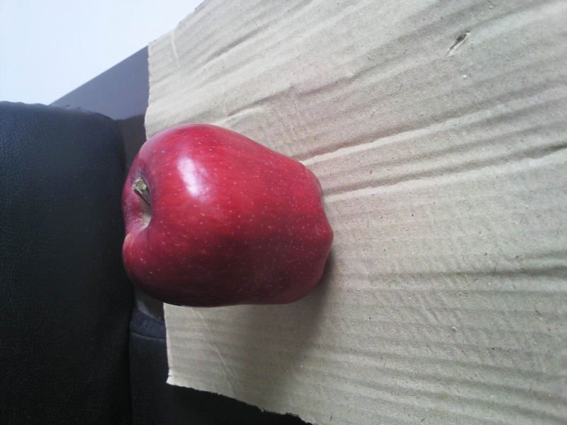 Dark red delicious apple