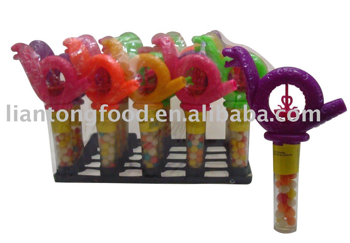 whistle  snake   toy  with candy