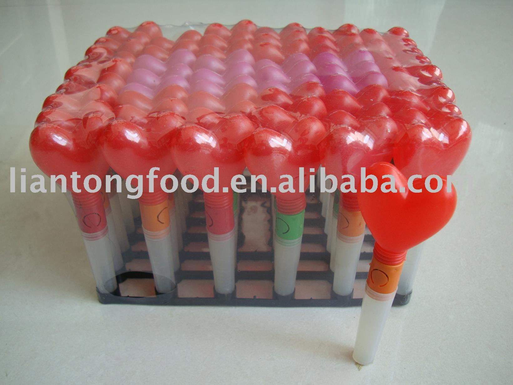light up heart candy toy