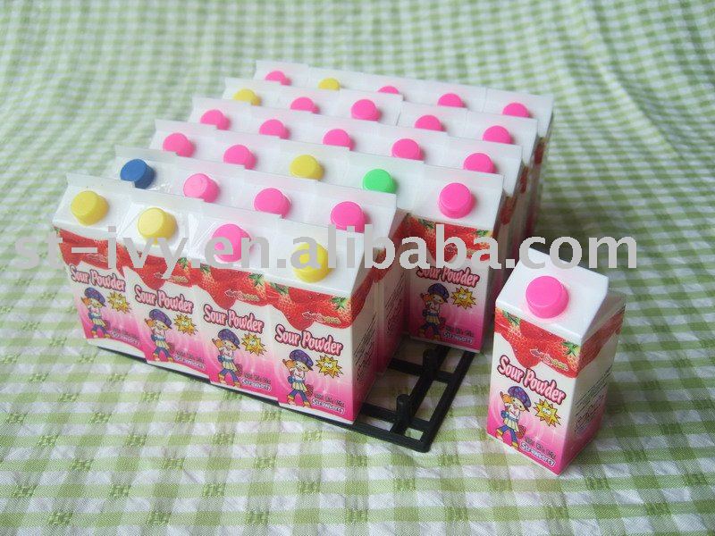 Sour or Bubble Gum powder candy