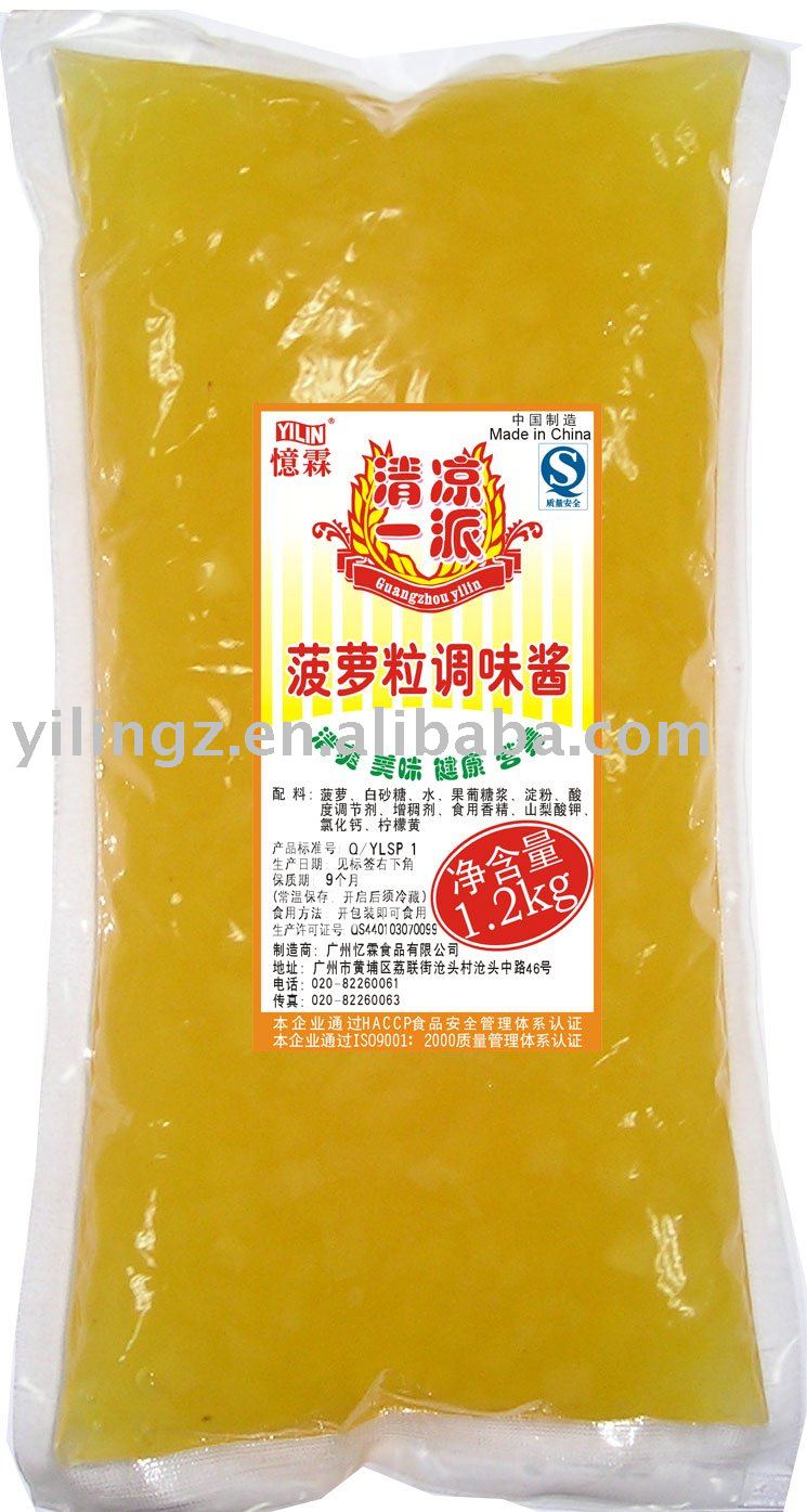 Pineapple Flavor Topping