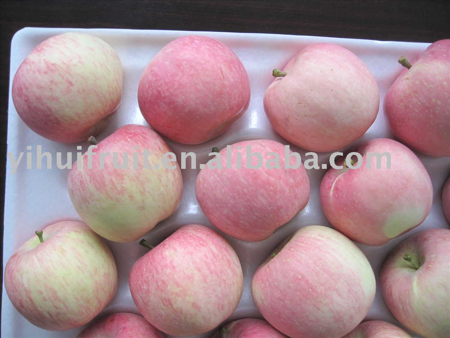 Red Fuji apple (with bag)06