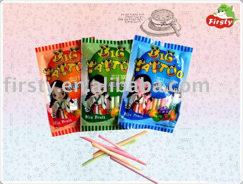 CC  stick  candy with tattoo