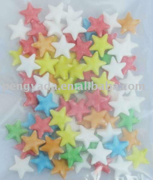 star model colorful fruit candy