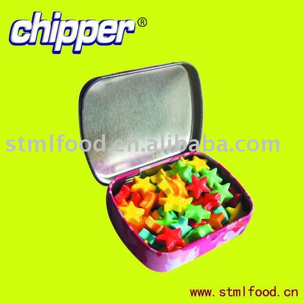 New productML colourfull pressed candy in  tin box