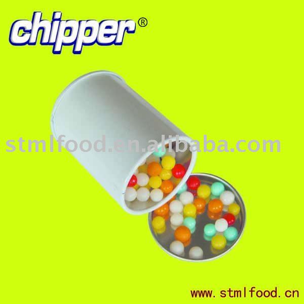 Hot saleML - 014 rounded colourfull pressed candy in  tin box