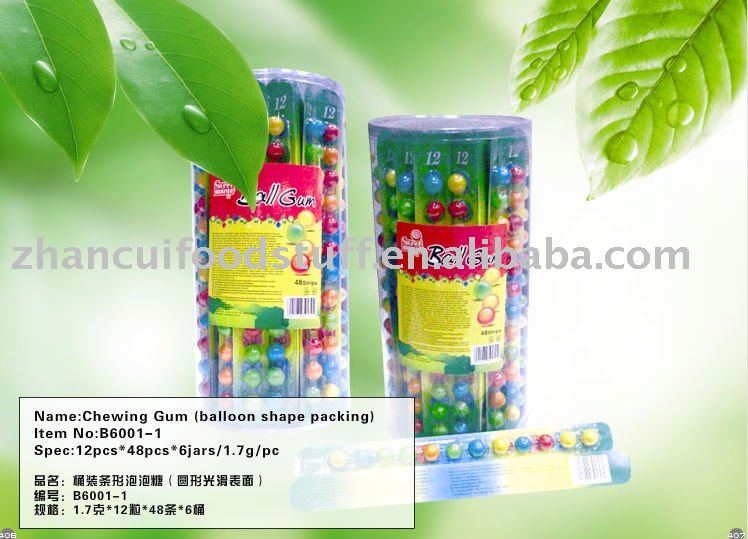 Chewing  Gum (balloon  shape  packing)