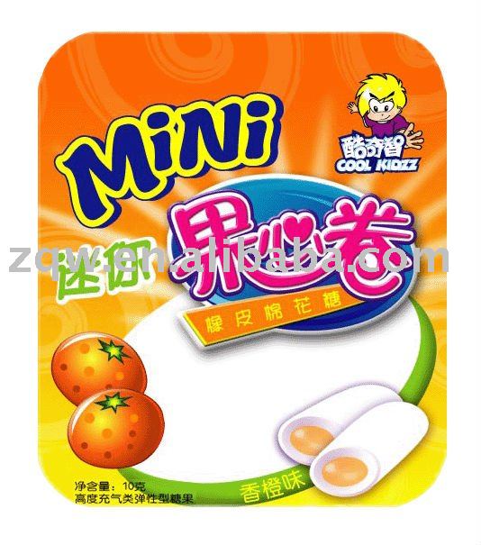 Rubber Marshmallow with Orange Jar