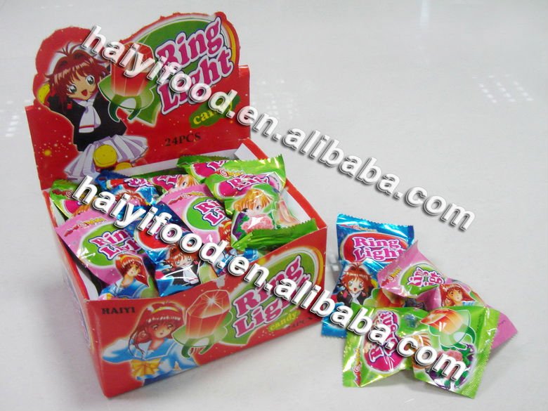  Ring   Light  Candy Toy