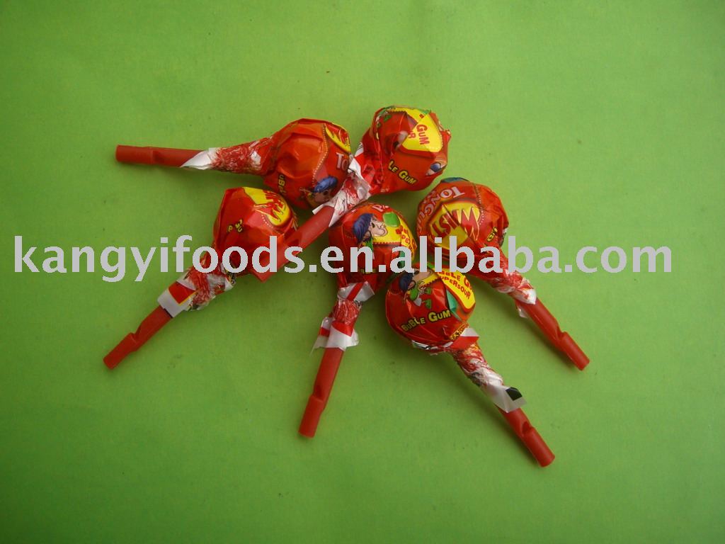 Sweet  Lollipop  with   whistle 
