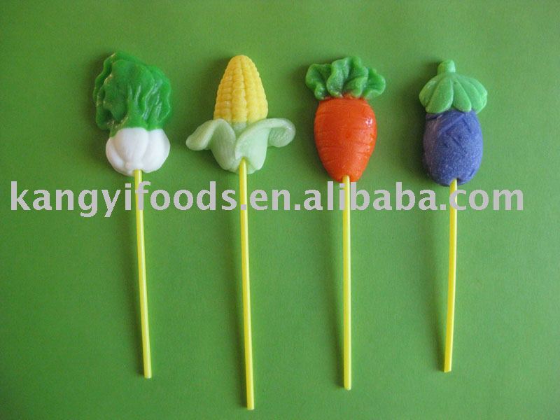 18g  vegetable   shape s lollipop