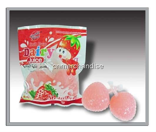 wholesale supply  fruit flavor juice jelly-fruit juice brand name strawberry