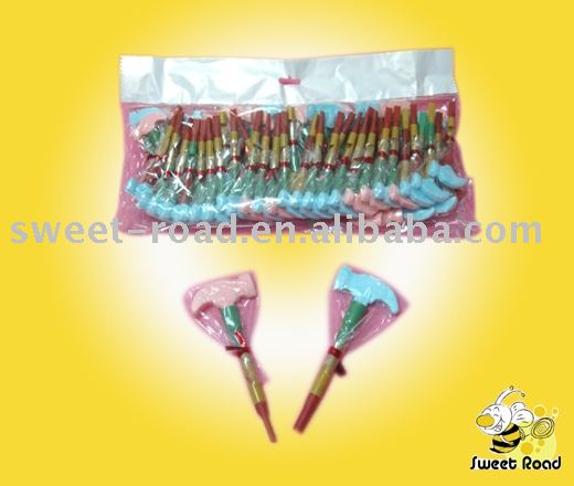 Hammer shape sour  fruit   press   candy ( candy ,sour  candy , press   candy ,whistle  candy )